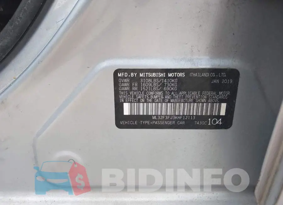 ML32F3FJ3KHF12113 Photo# 9