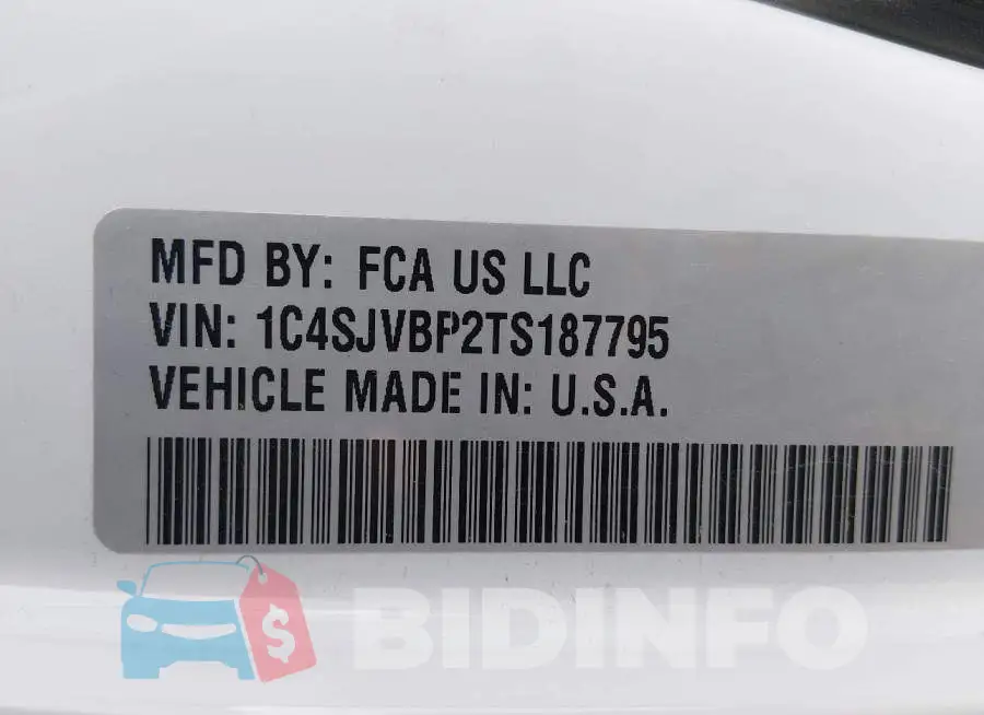 1C4SJVBP2TS187795 Photo# 9