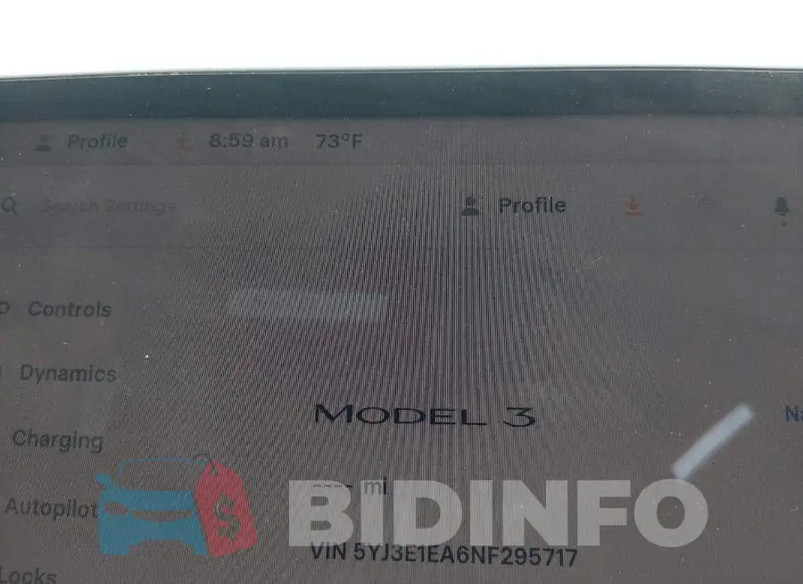 5YJ3E1EA6NF295717 Photo# 7