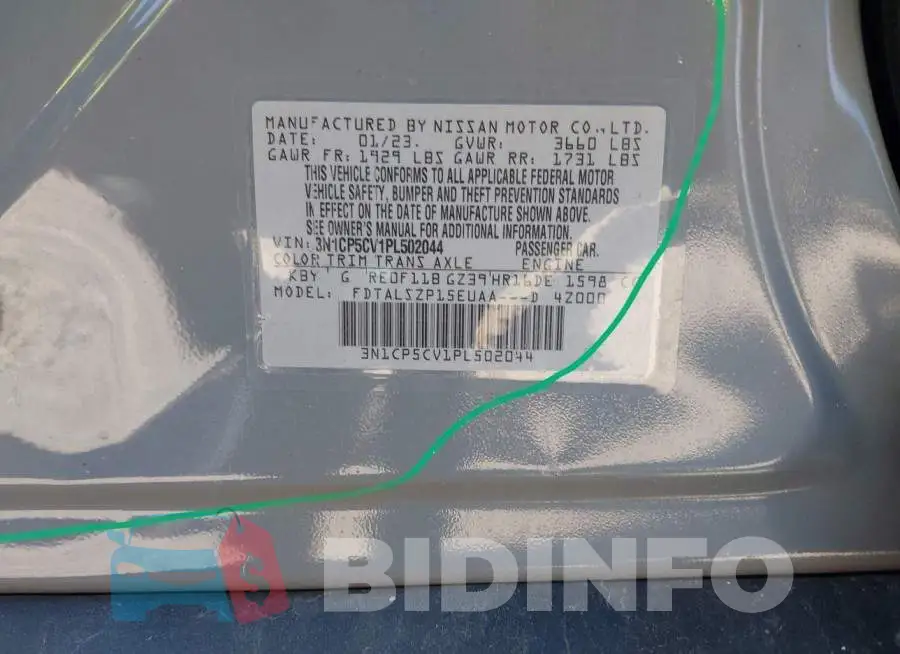 3N1CP5CV1PL502044 Photo# 9