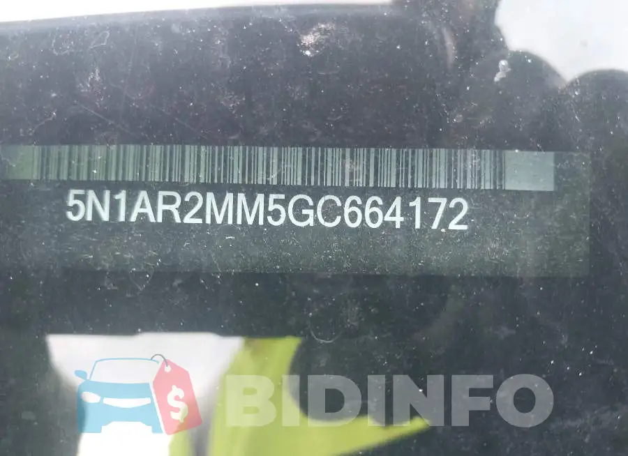 5N1AR2MM5GC664172 Photo# 9