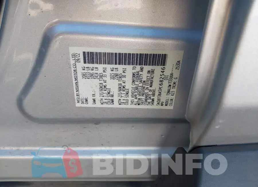 5N1BT3BA5PC682546 Photo# 9