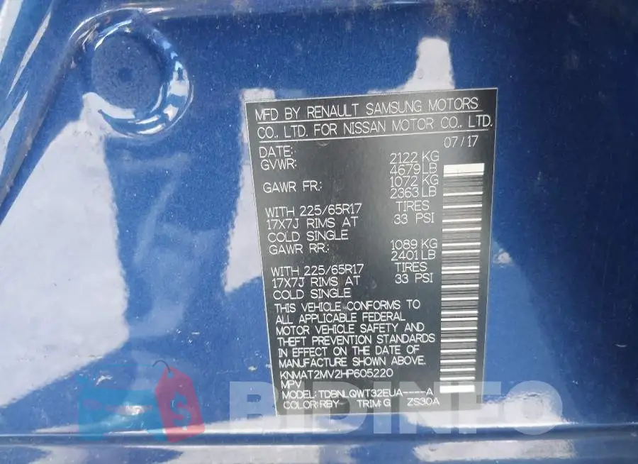 KNMAT2MV2HP605220 Photo# 9
