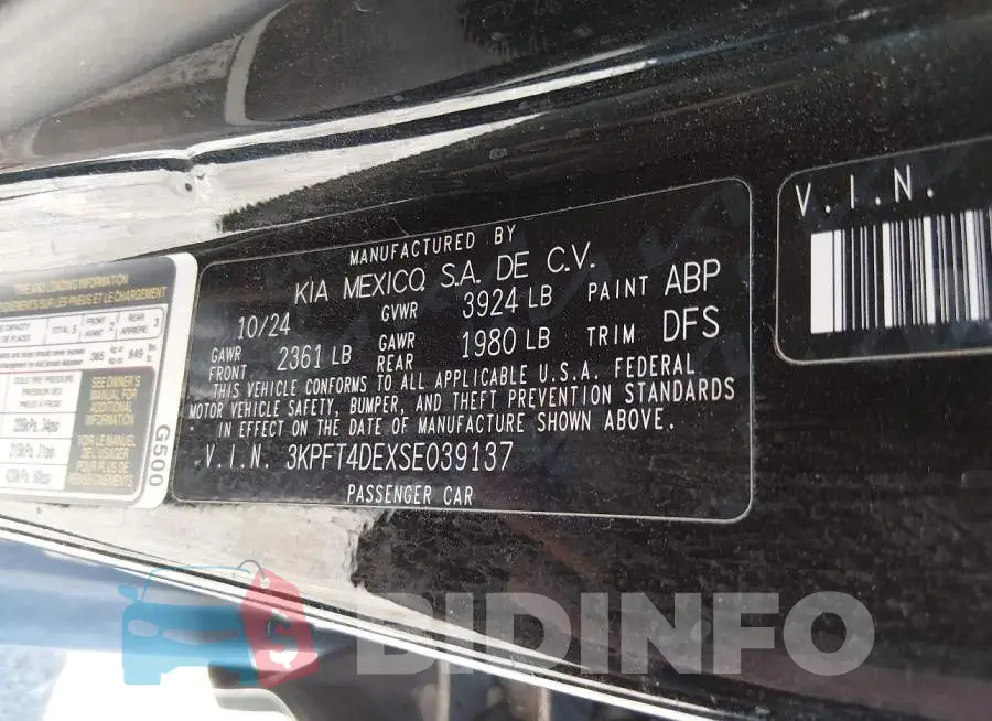 3KPFT4DEXSE039137 Photo# 9