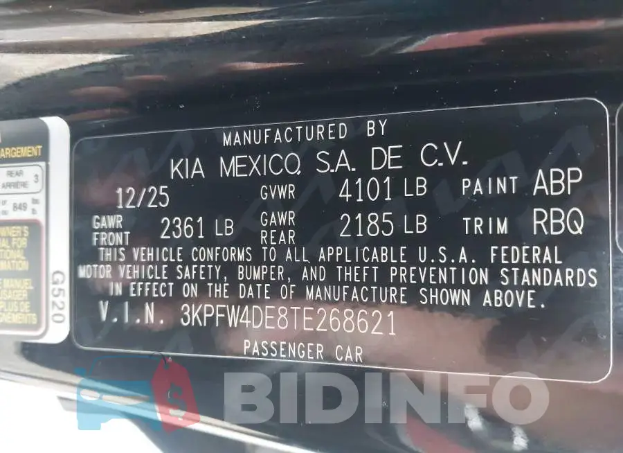 3KPFW4DE8TE268621 Photo# 9