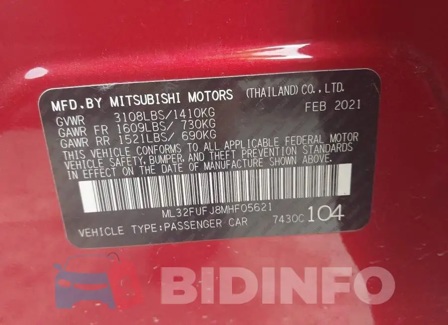 ML32FUFJ8MHF05621 Photo# 7