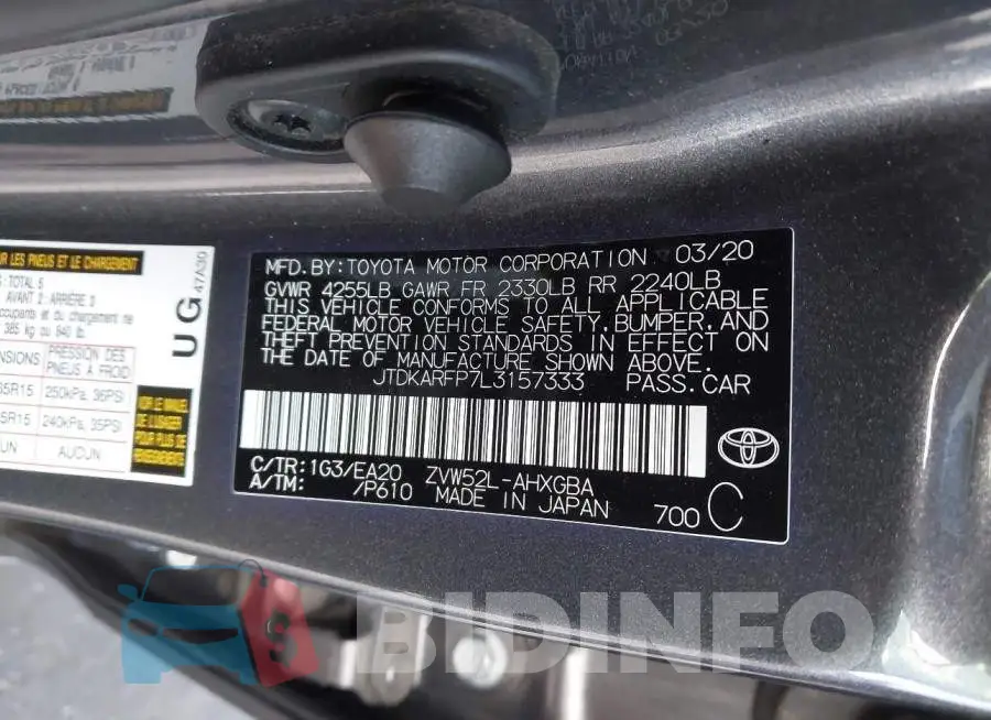 JTDKARFP7L3157333 Photo# 9