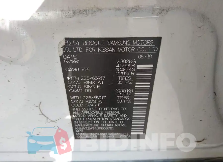 KNMAT2MT4JP603781 Photo# 9