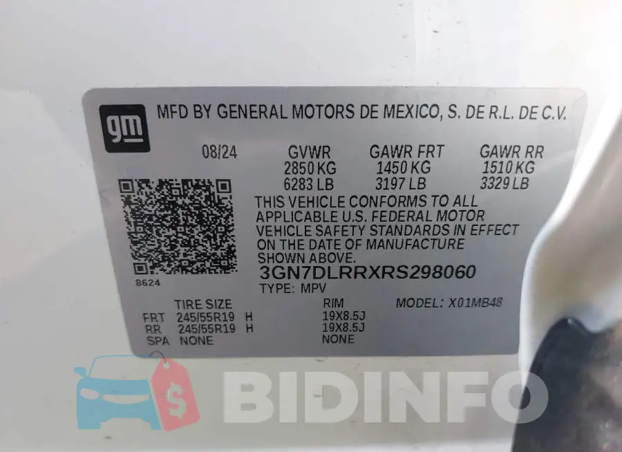 3GN7DLRRXRS298060 Photo# 9