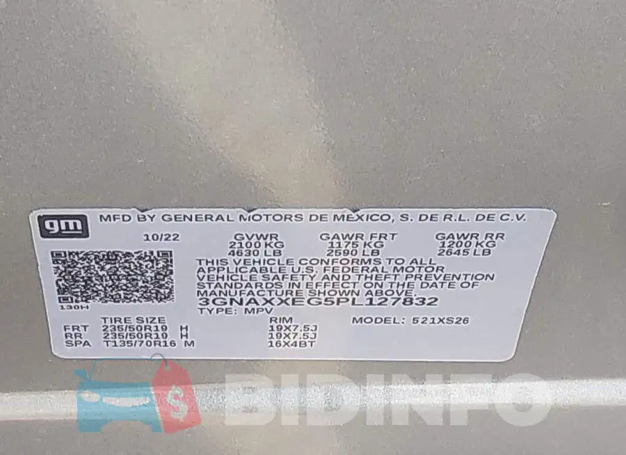 3GNAXXEG5PL127832 Photo# 9