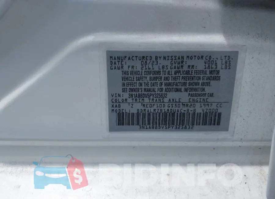 3N1AB8DV5PY325832 Photo# 9