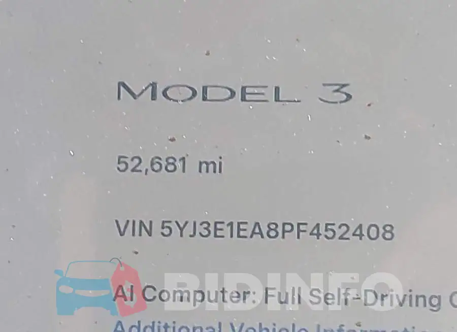 5YJ3E1EA8PF452408 Photo# 14