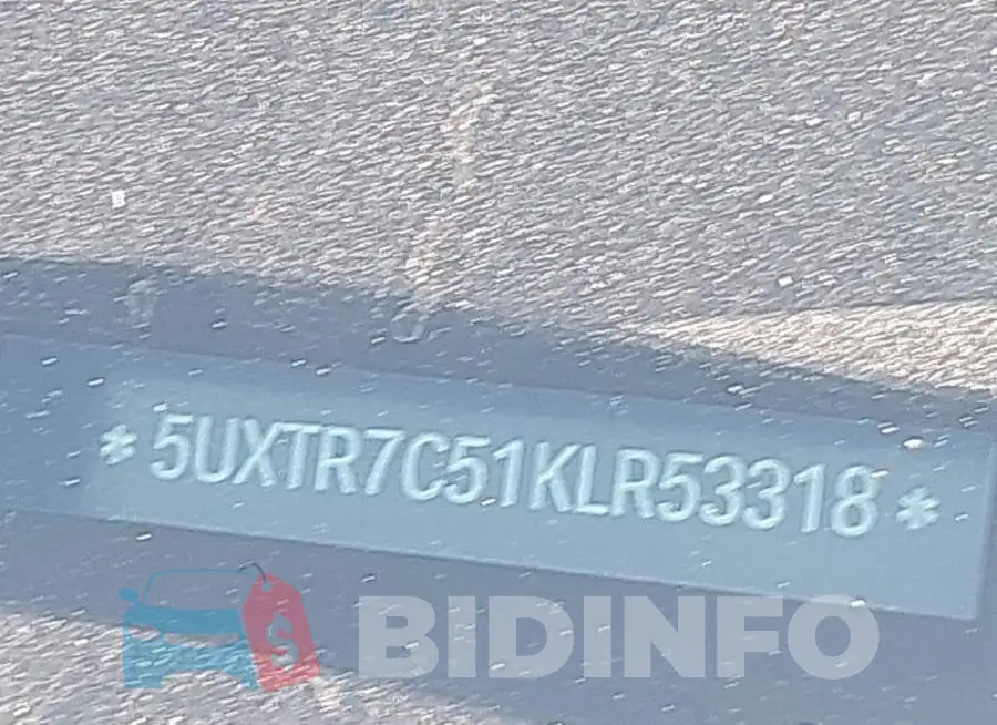 5UXTR7C51KLR53318 Photo# 17