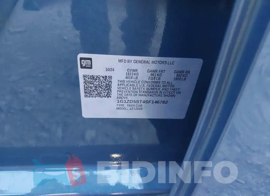 1G1ZD5ST4SF146782 Photo# 9