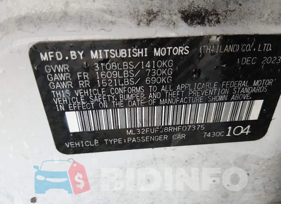 ML32FUFJ8RHF07375 Photo# 9