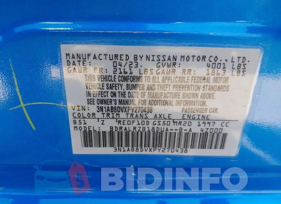 3N1AB8DVXPY270438 Photo# 9