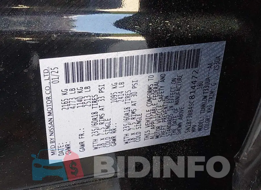 5N1BT3BB4SC814472 Photo# 9