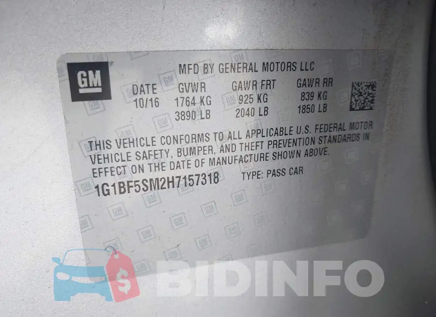 1G1BF5SM2H7157318 Photo# 9