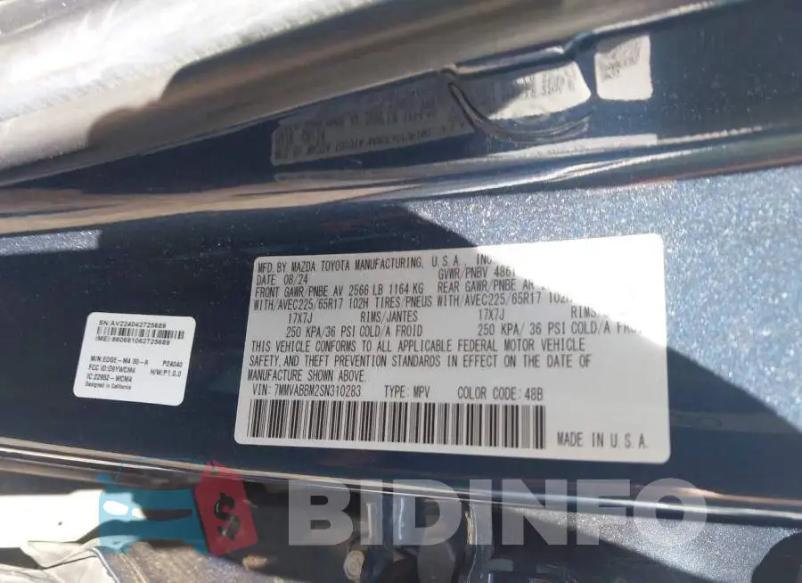7MMVABBM2SN310283 Photo# 9