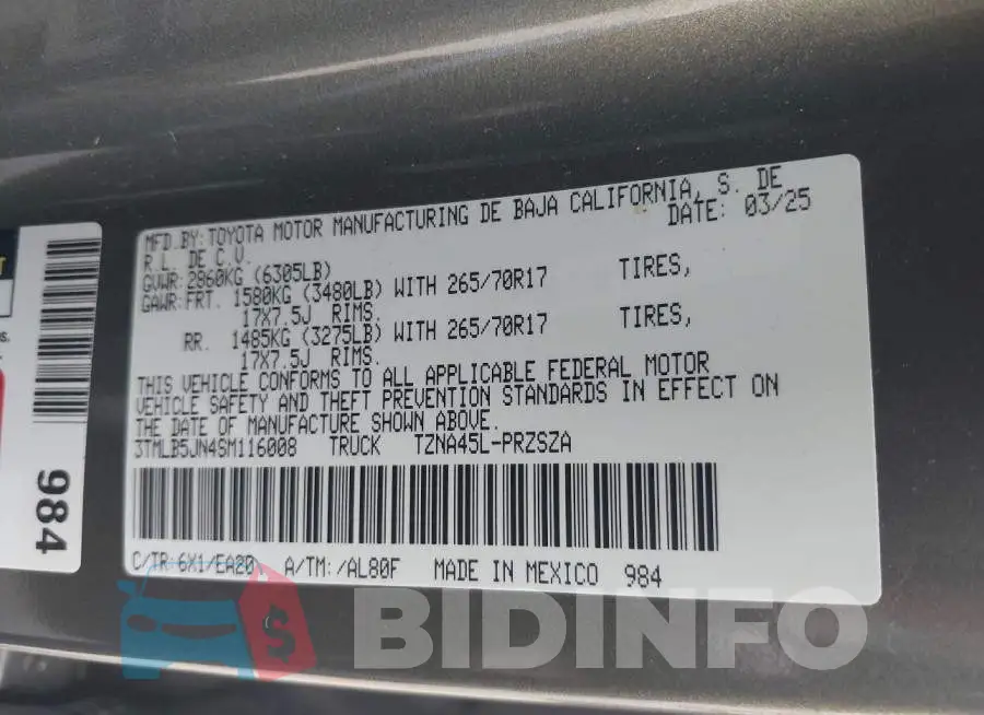 3TMLB5JN4SM116008 Photo# 9