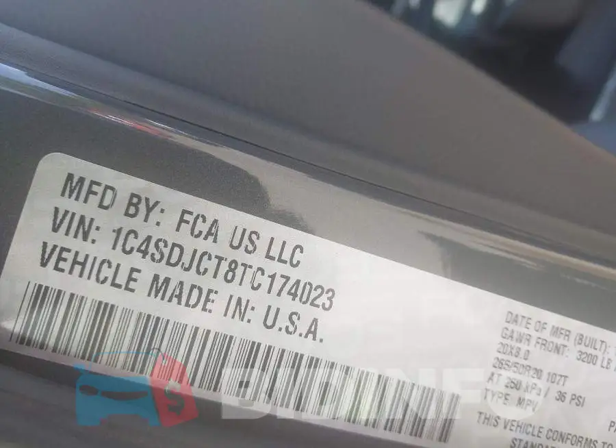 1C4SDJCT8TC174023 Photo# 9
