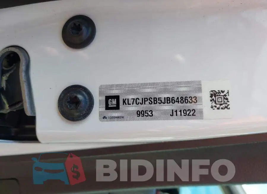 KL7CJPSB5JB648633 Photo# 9
