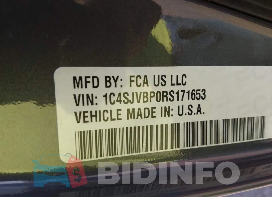 1C4SJVBP0RS171653 Photo# 9