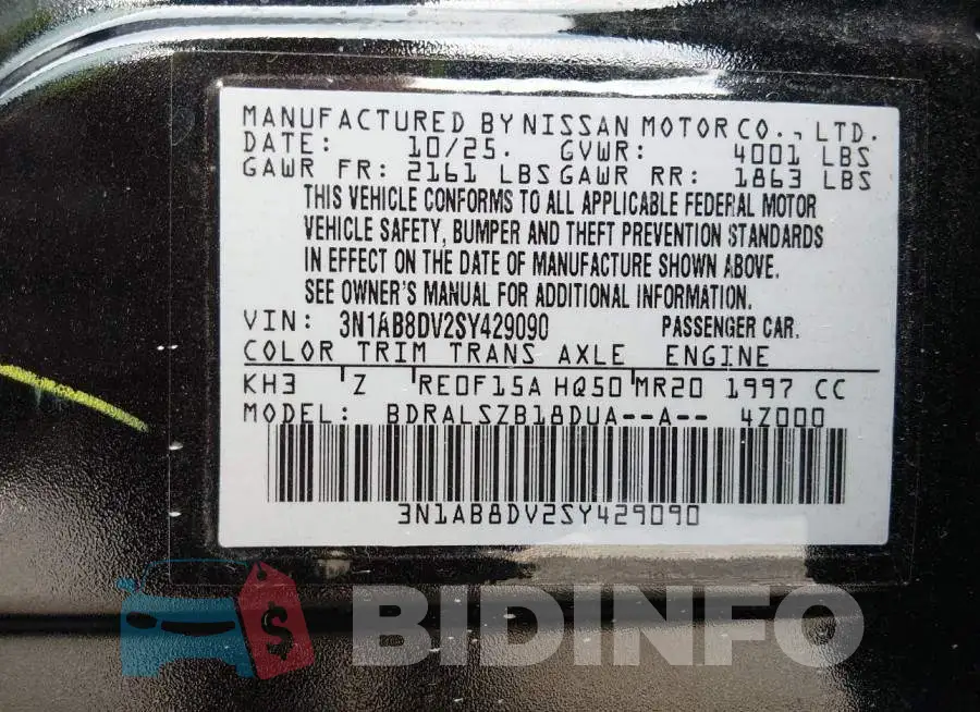 3N1AB8DV2SY429090 Photo# 9