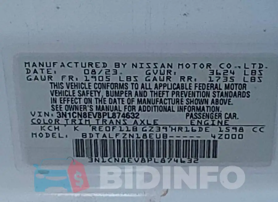 3N1CN8EV8PL874632 Photo# 9