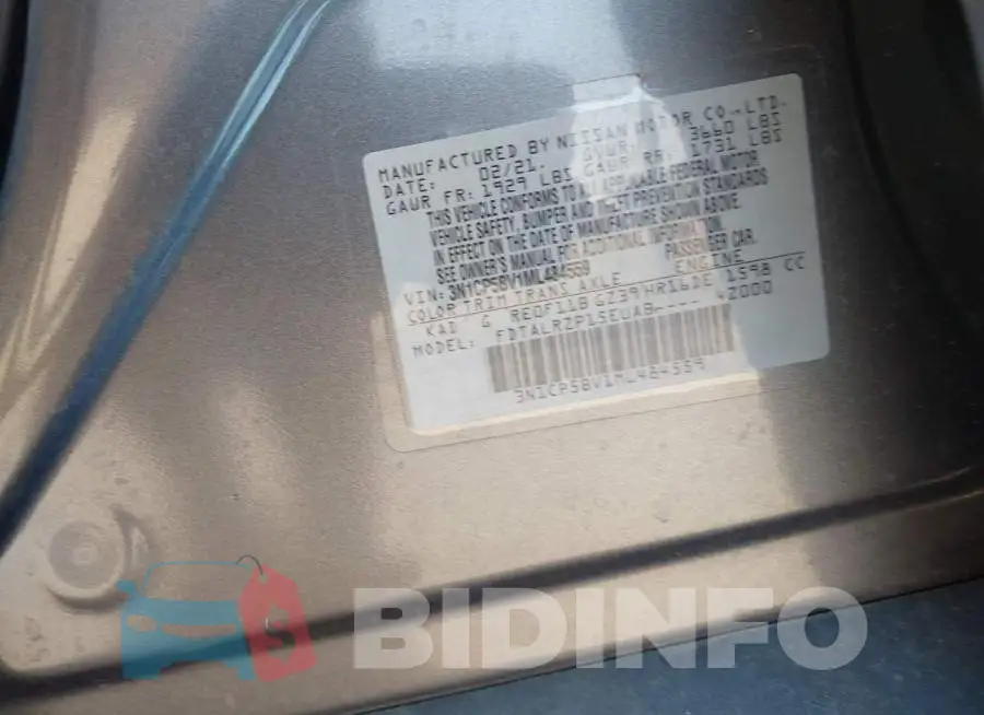 3N1CP5BV1ML484559 Photo# 9