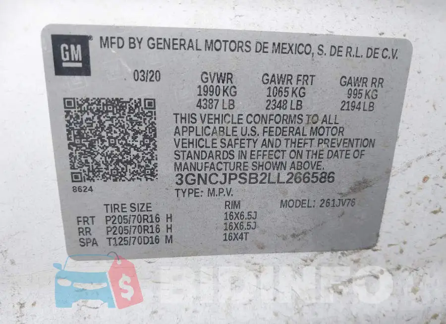 3GNCJPSB2LL266586 Photo# 9