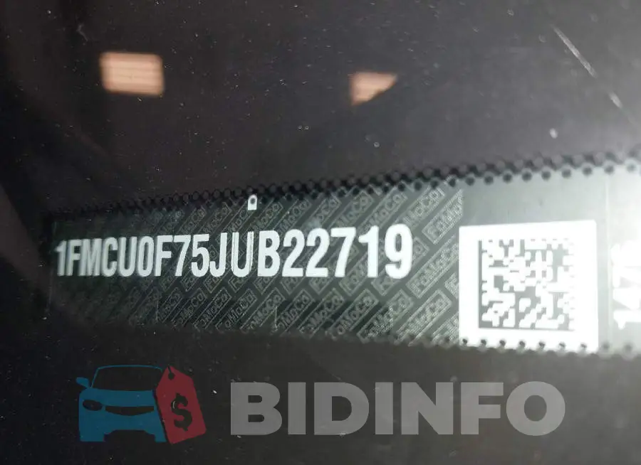 1FMCU0F75JUB22719 Photo# 9