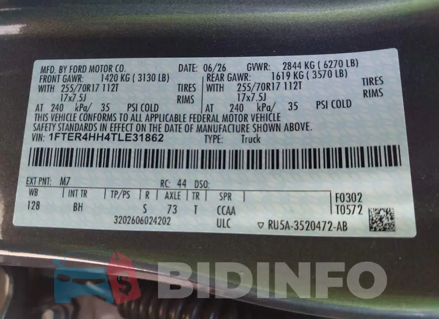 1FTER4HH4TLE31862 Photo# 9