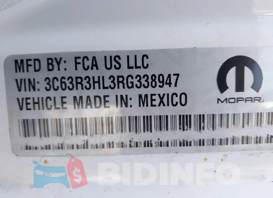 3C63R3HL3RG338947 Photo# 8