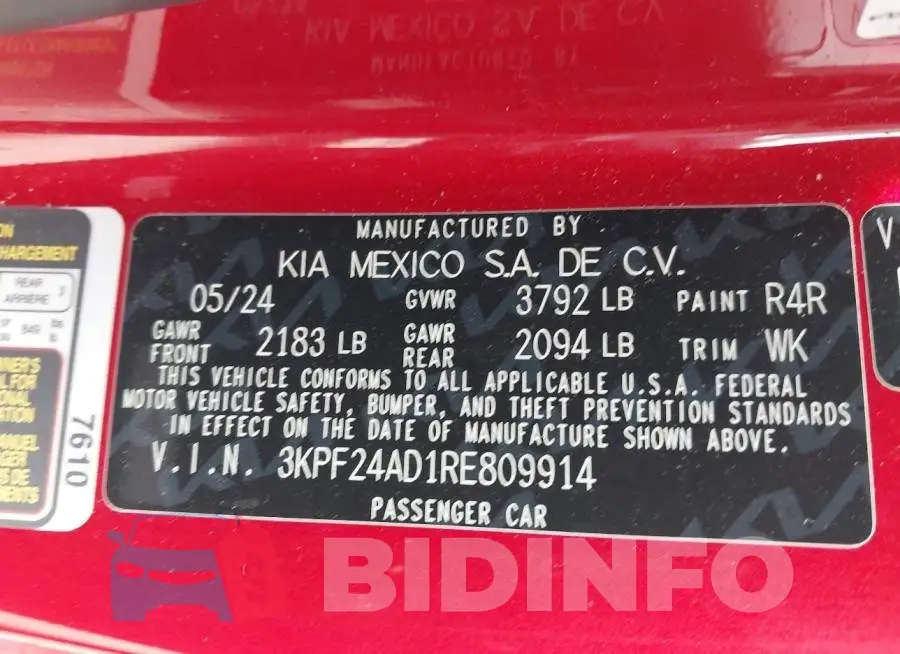 3KPF24AD1RE809914 Photo# 9