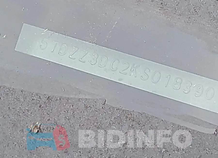 5TDZZ3DC2KS018390 Photo# 17