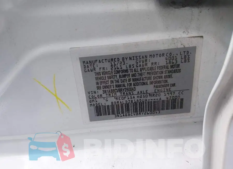 3N1AB8CV8RY260043 Photo# 9