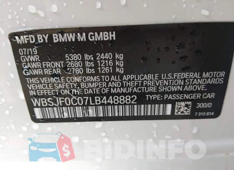 WBSJF0C07LB448882 Photo# 9