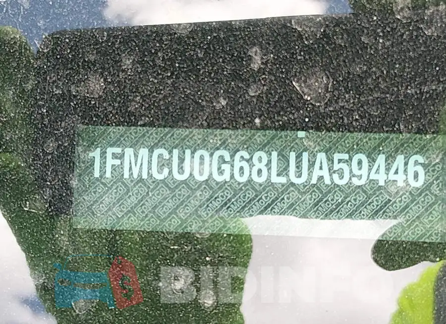 1FMCU0G68LUA59446 Photo# 9