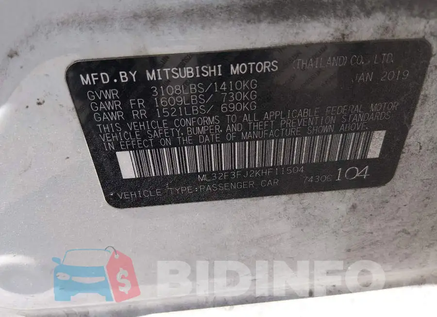 ML32F3FJ2KHF11504 Photo# 9