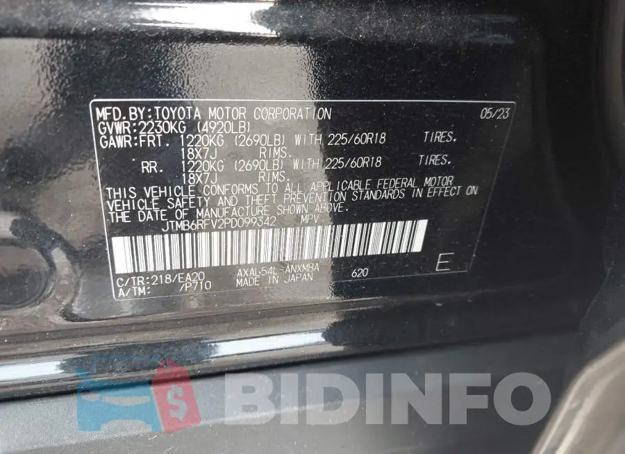 JTMB6RFV2PD099342 Photo# 9