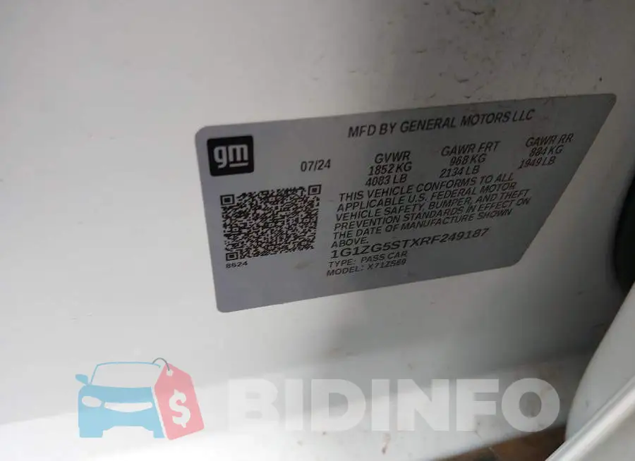 1G1ZG5STXRF249187 Photo# 9