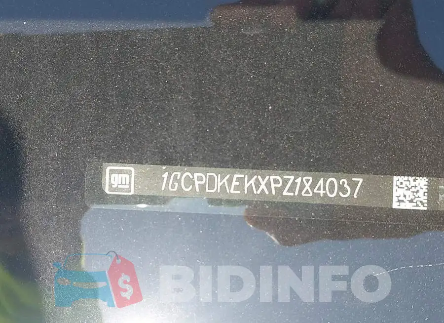 1GCPDKEKXPZ184037 Photo# 9