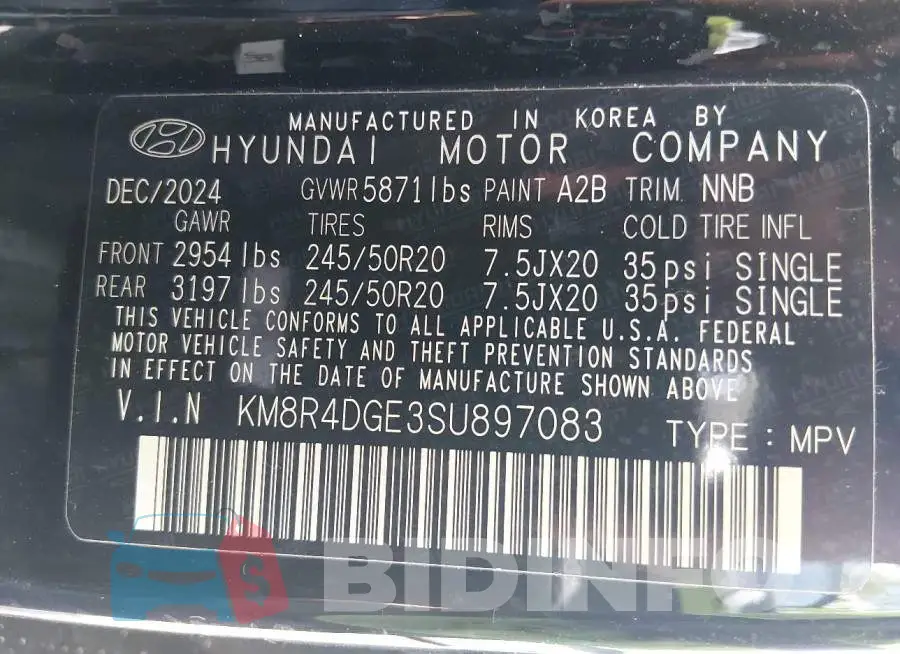 KM8R4DGE3SU897083 Photo# 9