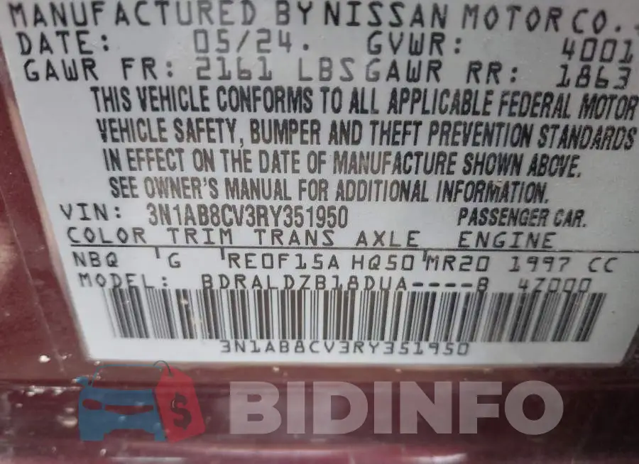 3N1AB8CV3RY351950 Photo# 9