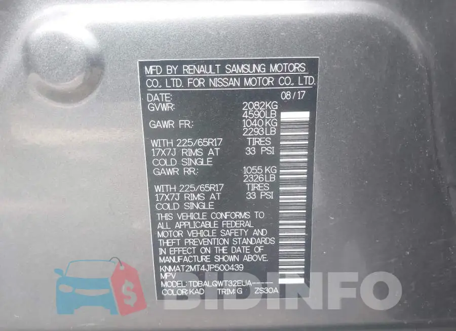 KNMAT2MT4JP500439 Photo# 9