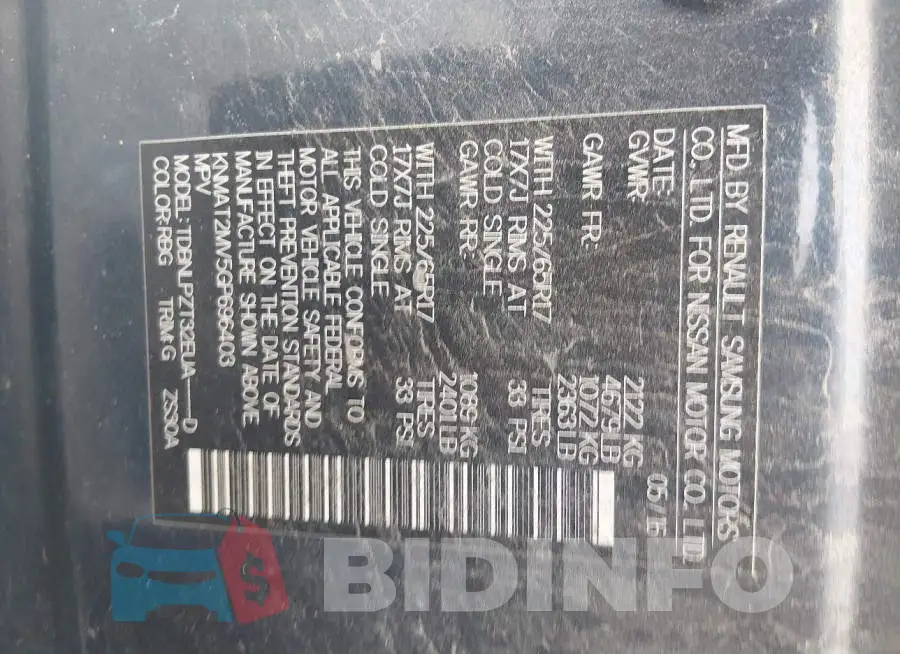 KNMAT2MV5GP696403 Photo# 9