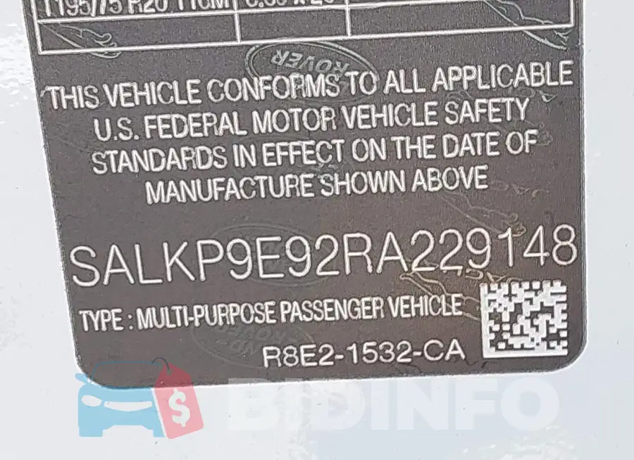 SALKP9E92RA229148 Photo# 9