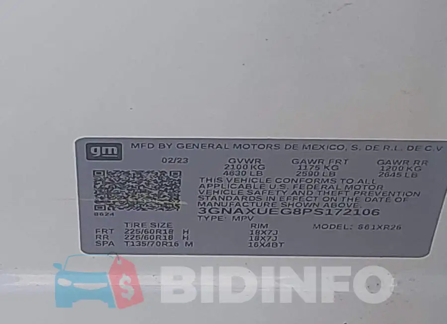 3GNAXUEG8PS172106 Photo# 9