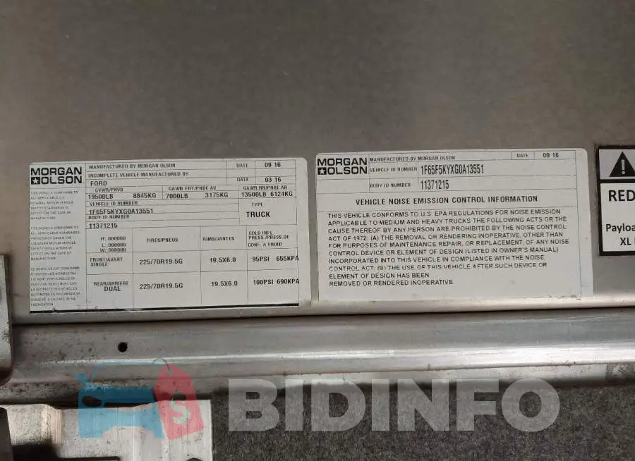 1F65F5KYXG0A13551 Photo# 8